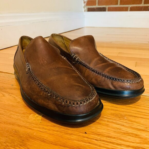 Cole Haan Mens Brown Leather Loafers Size US 10.5 M main image 7
